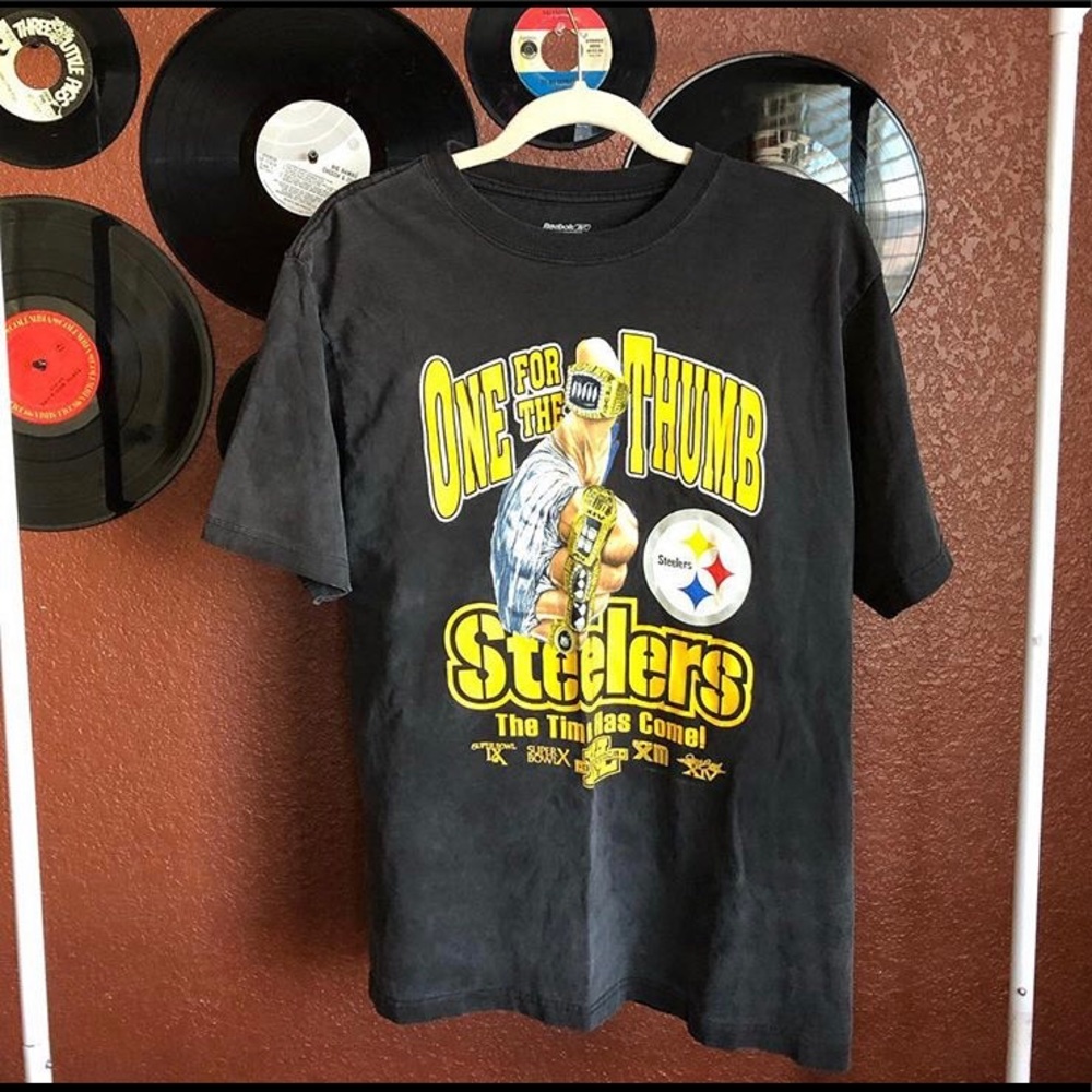 STEELER RINGS T-SHIRT - Picture 1 of 1